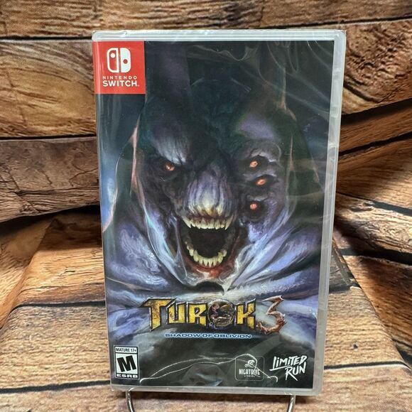 Turok 3 Shadow of Oblivion Nintendo Switch Limited Run Games #237 New Sealed - Picture 1 of 6